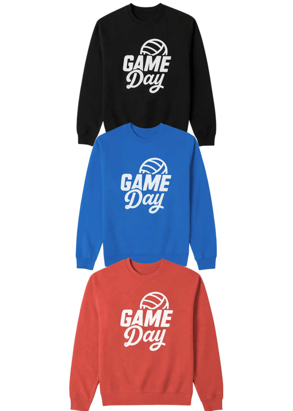 PICK YOUR COLOR! - Volleyball Game Day Crewneck